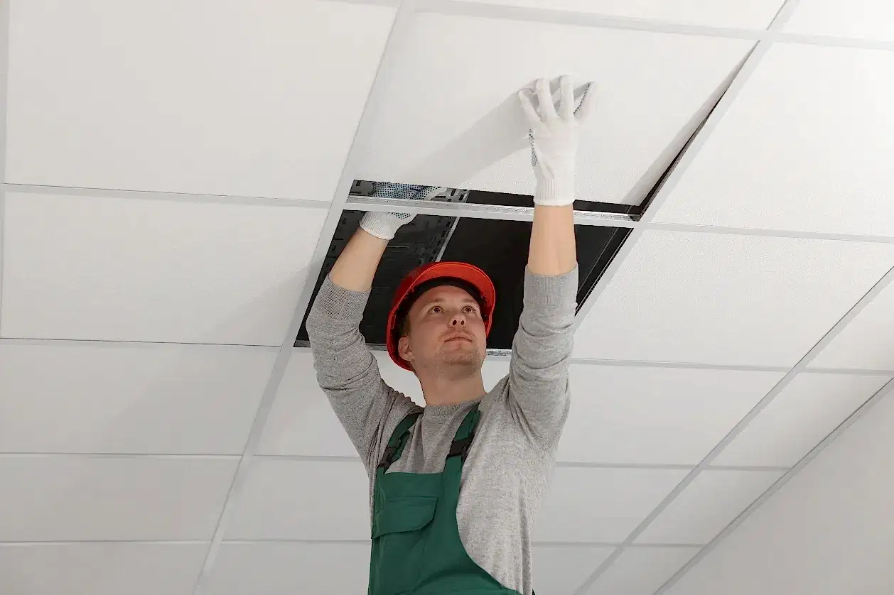 Banyo ve ıslak hacimler için metal karolam asma tavan